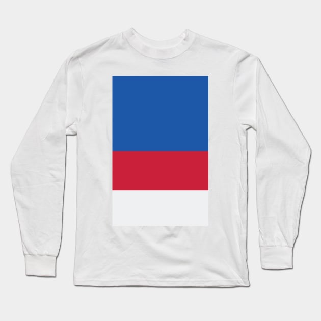 Chelsea Blue Red White Tricolour Long Sleeve T-Shirt by Culture-Factory